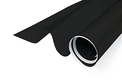 G Greenfilm Static Cling 5% Dark Window Tint for Residential and Automotive - DIY Non-Adhesive, UV Protection, Sun Blocking, Heat Control, Removable, Renter-Friendly Window Cling Film (24" x 212") - Image 1