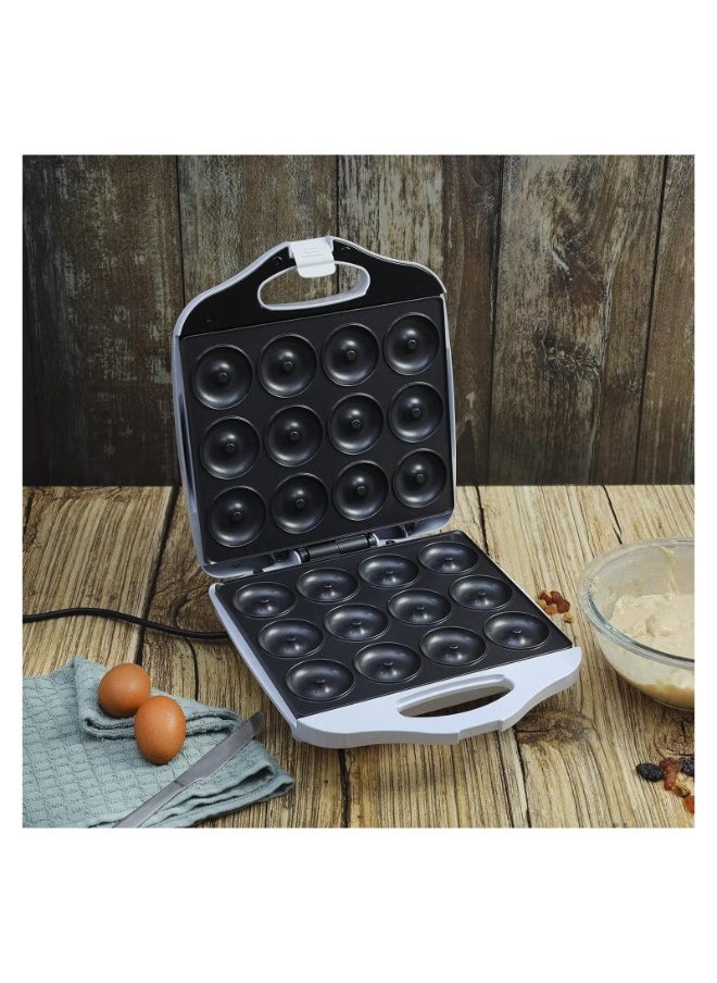NOVA NOVA Donut Maker, Mini Donut Maker 12 At A Time, NT-199DMT Non-Stick Coating Plate Cool Touch Handle Automatic Temperature Control Lock System Upright  - Image 2
