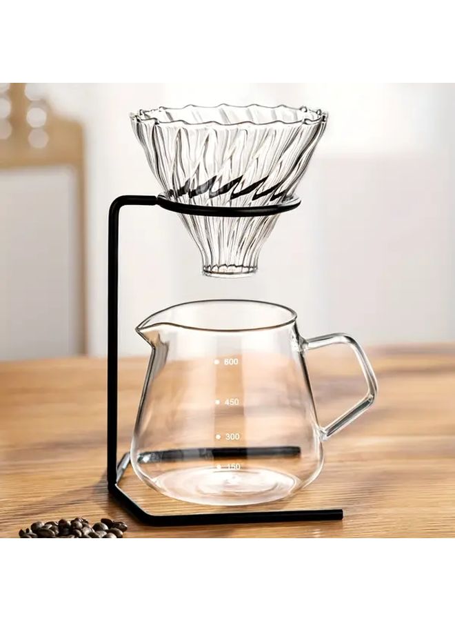 Retro Iron Coffee Filter Cup Holder Universal Drip Stand For Pour Over Brewing - Image 1