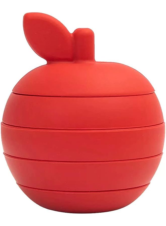 IAF Apple Stacker - Red - Stacking toy - Teething toy - Sorting toy - Image 1