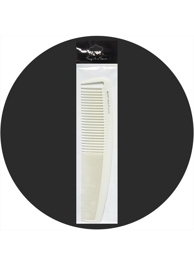 Sam Villa Signature Series Wide Cutting Comb Ivory - Image 5