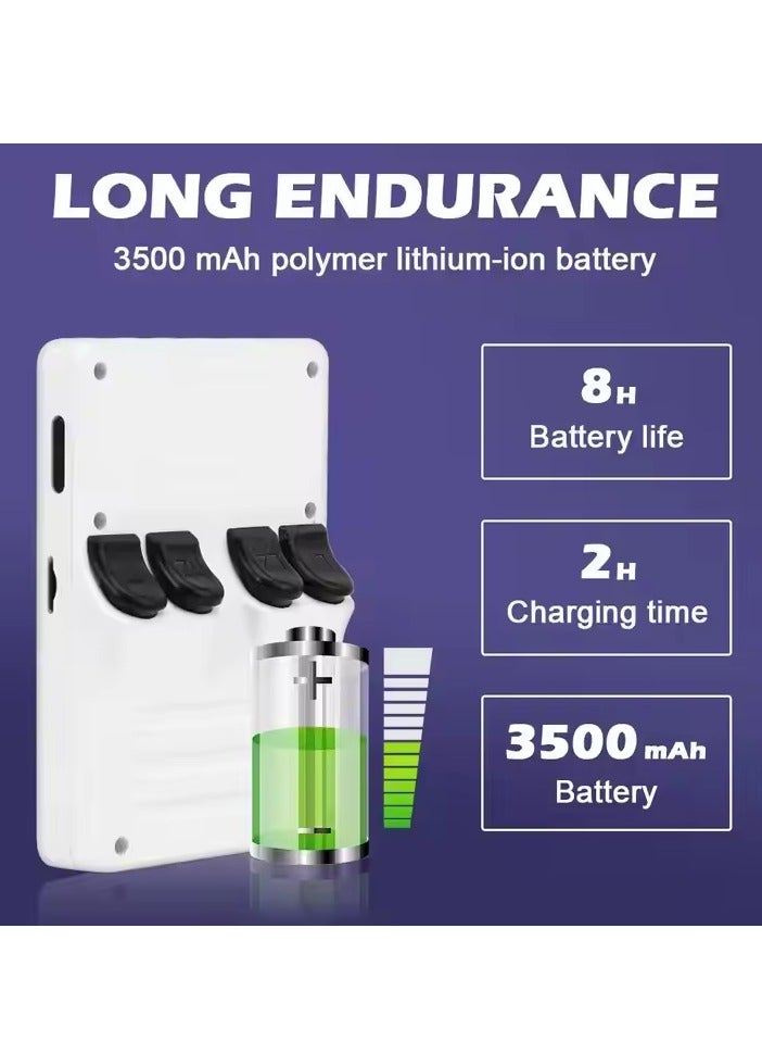 بلو فاير R35S جهاز ألعاب محمول كلاسيكي - شاشة IPS عالية الدقة 3.5 بوصة، نظام لينكس مفتوح المصدر، 15000+ لعبة مدمجة، تخزين 64 جيجابايت، جهاز ألعاب صغير بحجم الجيم بوي لألعاب PSP والآركيد والأنظمة القديمة (أسود) - Image 4