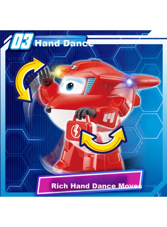 Auldey Super Wings Lights And Sounds Dancing Jett Pretend Play Toy For Boys Girls Children Birthday Gift 780420 - Image 3