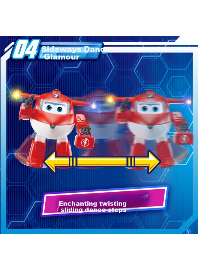 Auldey Super Wings Lights And Sounds Dancing Jett Pretend Play Toy For Boys Girls Children Birthday Gift 780420 - Image 4