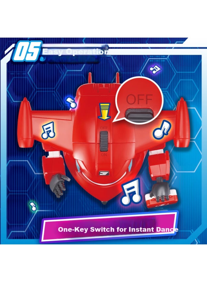 Auldey Super Wings Lights And Sounds Dancing Jett Pretend Play Toy For Boys Girls Children Birthday Gift 780420 - Image 5