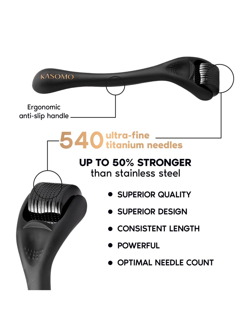 FEG Plus - FEGPLUS Hair Growth Serum with Hair Roller, Rosemary Extract Water, Rosemary Oil for Hair & Beard Regrowth Booster, Thicker, Longer and Stronger Hair Spray-50ml - Image 1