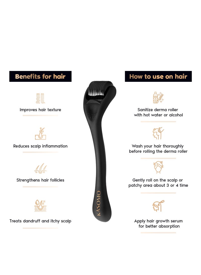 FEG Plus - FEGPLUS Hair Growth Serum with Hair Roller, Rosemary Extract Water, Rosemary Oil for Hair & Beard Regrowth Booster, Thicker, Longer and Stronger Hair Spray-50ml - Image 1