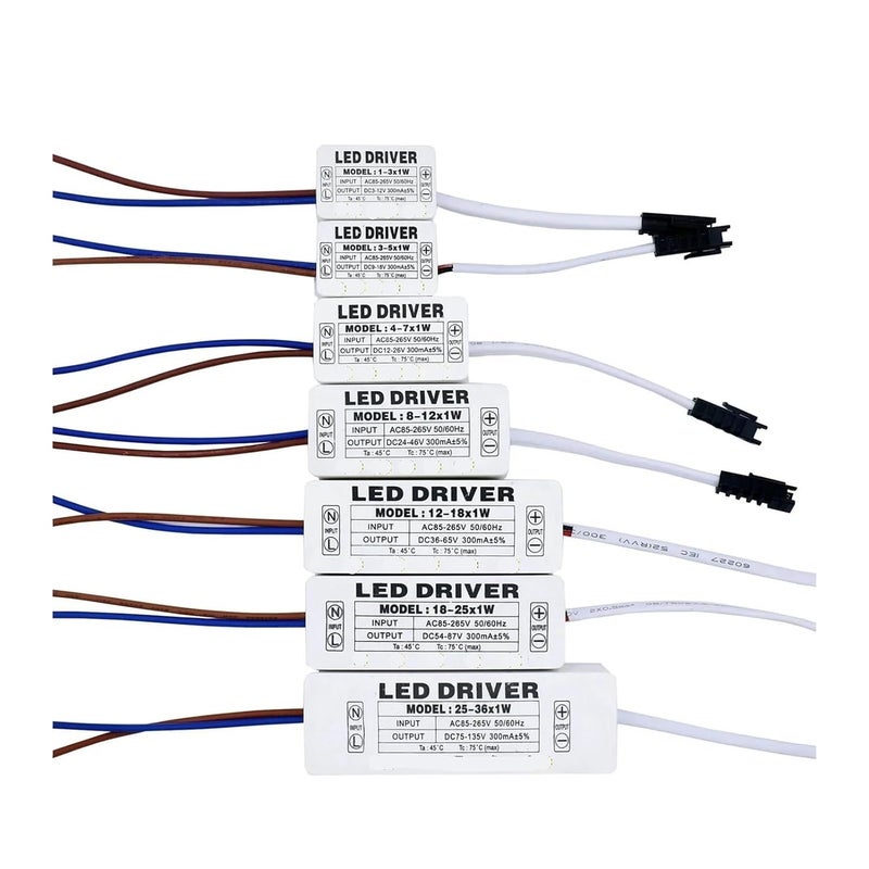 LED Constant Current Driver Power Supply Module 8 12W 300mA AC85 265V For Spotlight Bulb Downlight DIY - Image 1