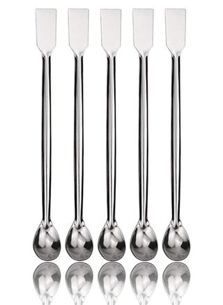 Set of 5pcs Heavy Duty Stainless Steel Lab Spatula Micro Scoop on One Side & Micro Spoon on Other Side Reagent Laboratory Mixing Spatula Long Sampling Spoon For Chemistry Biology Laboratory Experiment Education - pzsku/Z62DB4166DBAAF067E2A4Z/45/_/1723896989/25958f8d-ab8a-43e5-bd87-2dd16ba3613c