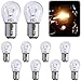 Sixzoo 10 PCS 1157 Bulb P21 5W S25 BAY15D Brake Light Bulb Double Tail High and Low Foot Turn Signal Bulbs Universal Halogen Tail Light Parking LightsCompatible with 7528 2357 2057 1016 1034 1076 White - Image 2