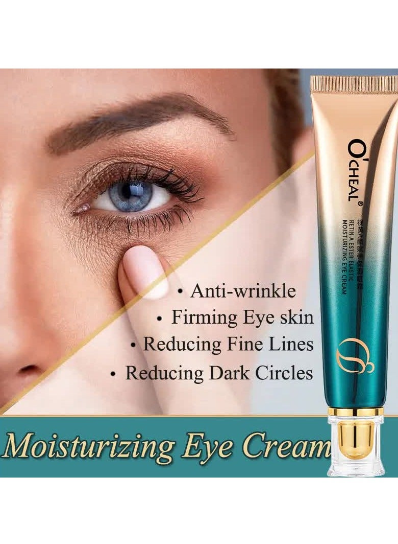 OCHEAL Retin A Ester Elastic Moisturizing Eye Cream Daily Eye Wrinkle Cream Eye Cream With Vitamin and Retinol Complex Brightening Anti Aging Line Smoothing Skin Care - Image 5