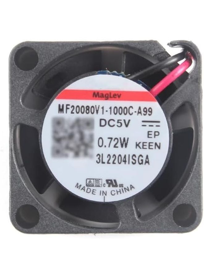 2008 2cm Axial Flow Cooling Fan DC 5V 0 72W 2 Wire MF20080V1 1000C A99 - Image 1