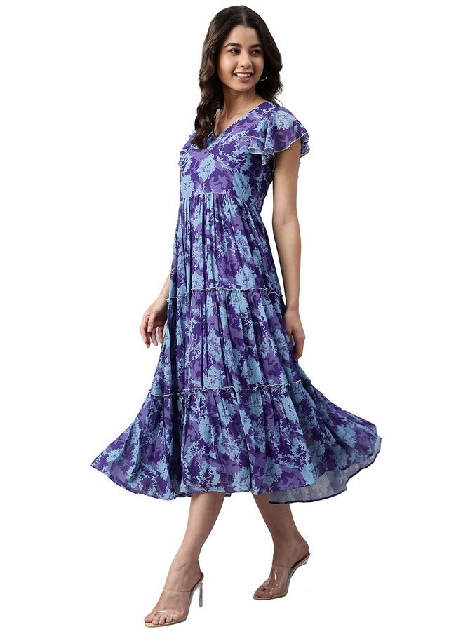 Janasya Women's Blue Georgette Printed Flared Western Dress(J0431-DR-L) - pzsku/Z62DB68C1B75BEB63D6B0Z/45/_/1738305581/12b6bd6c-4362-4fd0-a2a3-05118f50998a