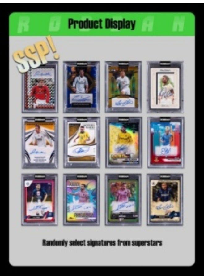 ROBBAN Collectible Signed Cards Rare Finds Perfect for Fans and Collectors SSP Soccer Football Star Autographed Sport Cards Mystery Box- - Global Certified Collectible - Image 1