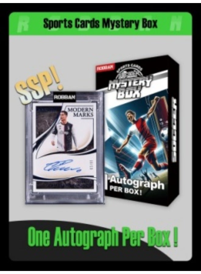 ROBBAN Collectible Signed Cards Rare Finds Perfect for Fans and Collectors SSP Soccer Football Star Autographed Sport Cards Mystery Box- - Global Certified Collectible - Image 4