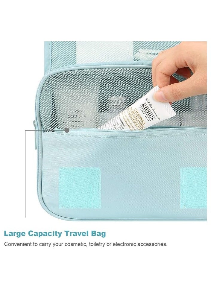 Cool Baby Style COOLBABY Hanging Toiletry Bag - Large Cosmetic Makeup Travel Organizer for Men & Women with Sturdy Hook  - Image 4