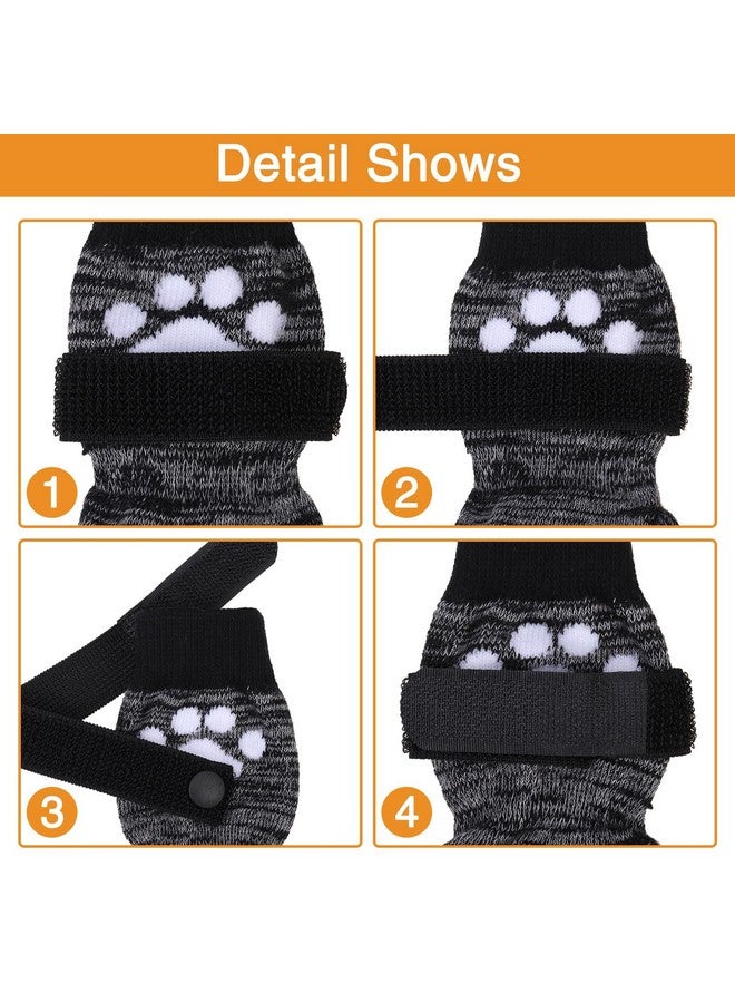 كولتيل جوارب للكلاب مضادة للانزلاق مع أحزمة للتحكم في الجر ومقاومة للماء لحماية المخالب، مقاس كبير من Kooltail - Image 5