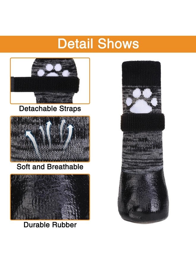 كولتيل جوارب للكلاب مضادة للانزلاق مع أحزمة للتحكم في الجر ومقاومة للماء لحماية المخالب، مقاس كبير من Kooltail - Image 4