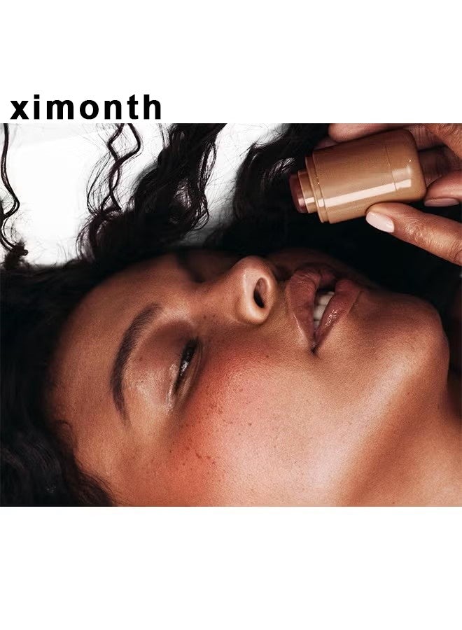 ximonth A Creamy Blush For Buildable Color + Baby-Soft Cheeks 0.18 Oz, Toasted Teddy - Bronze Terracotta - Image 1
