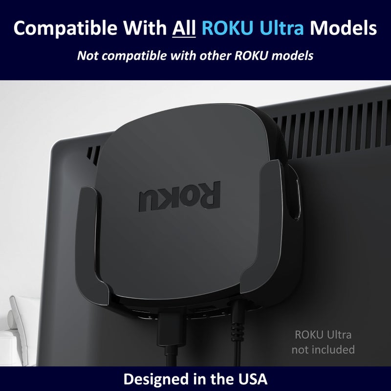 ReliaMount Holder for Roku Ultra (Compatible with All Roku Ultra Models) - Image 2