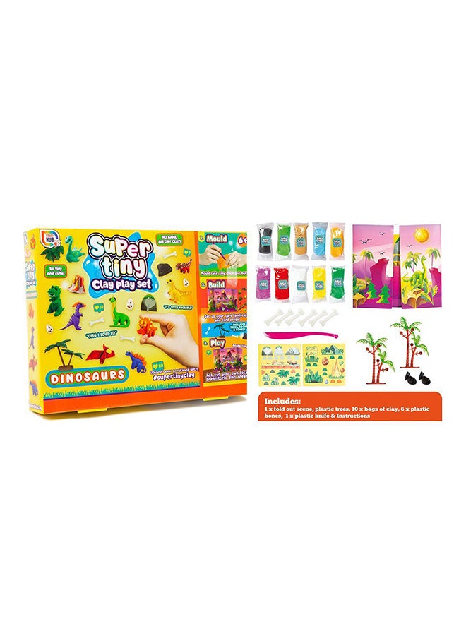 RMS - Tiny Clay Play Set – Assorted Dinosaur Or Pet Design – No Bake, Air Dry Clay Craft Kit - Image 1
