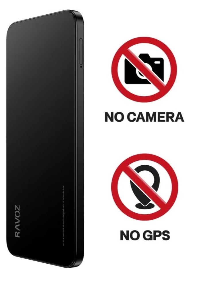 RAVOZ A7 Privacy Smartphone – 12GB RAM (4GB+8GB), 128GB Storage, Dual SIM 4G LTE, NFC, No Camera, No GPS - Image 2
