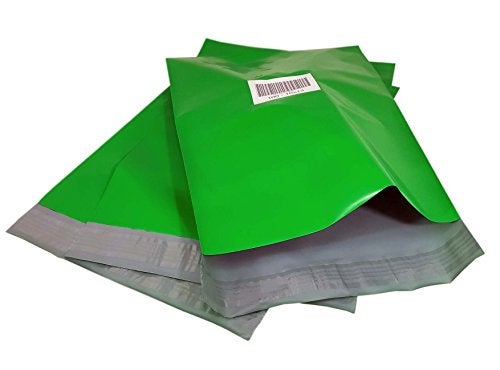iMBAPrice Poly Mailers Shipping Envelopes Bags, 10 x 13 - inches, 100 Bags (Green) - Image 1