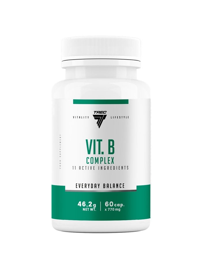 TREC NUTRITION Trec Vit.B Complex, 60 Capsules  - Image 1