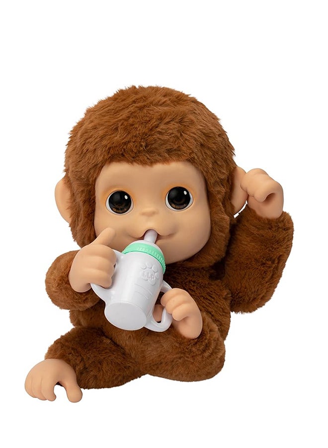 Moose Toys Little Live Pets My Baby Monkey - Mango Plush - Image 3