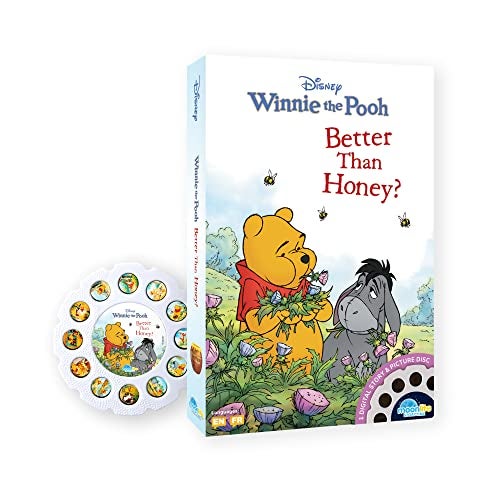 Moonlite Storytime Disneys Winnie The Pooh Better Than Honey Storytime Disc A Magical Read Projector Sold Separately Digital Story w Sound FX Learning Gifts for Kids Ages 1 Year Up - Image 1