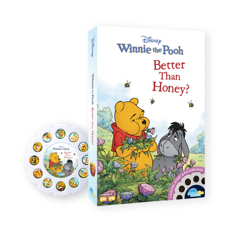 Moonlite Storytime Disneys Winnie The Pooh Better Than Honey Storytime Disc A Magical Read Projector Sold Separately Digital Story w Sound FX Learning Gifts for Kids Ages 1 Year Up - Image 3