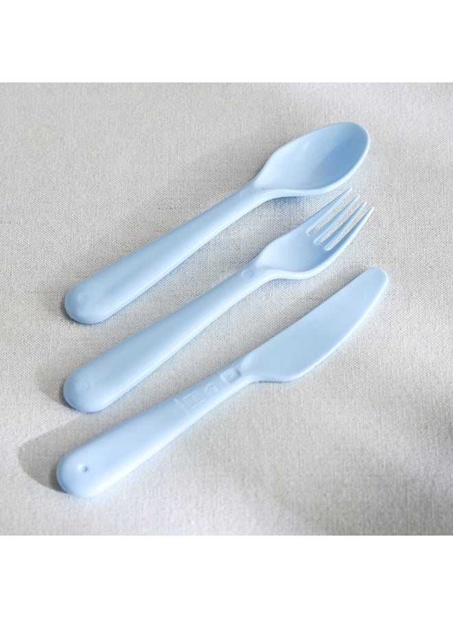 Home Box Ela 18-Piece Knife with Fork and Spoon Set 16.3 x 3.3 cm - Image 2