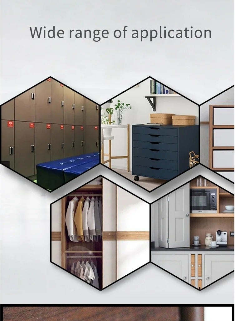 ارواق الذكية الرقمية صندوق البريد الإلكتروني قفل شاشة تعمل باللمس قفل ملف مكتب خزنة فولاذية باب ساونا كلمة المرور لوحة المفاتيح قفل للدرج - Image 2