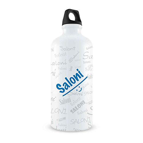 Hot Muggs Me Graffiti Bottle - Saloni Personalised Name Steel, 750ml, 1 Unit - Image 1