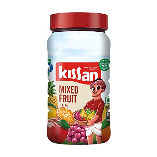 Kissan Mixed Fruit Jam 1 kg Bottle|| With 100% real fruit ingredients - Image 1