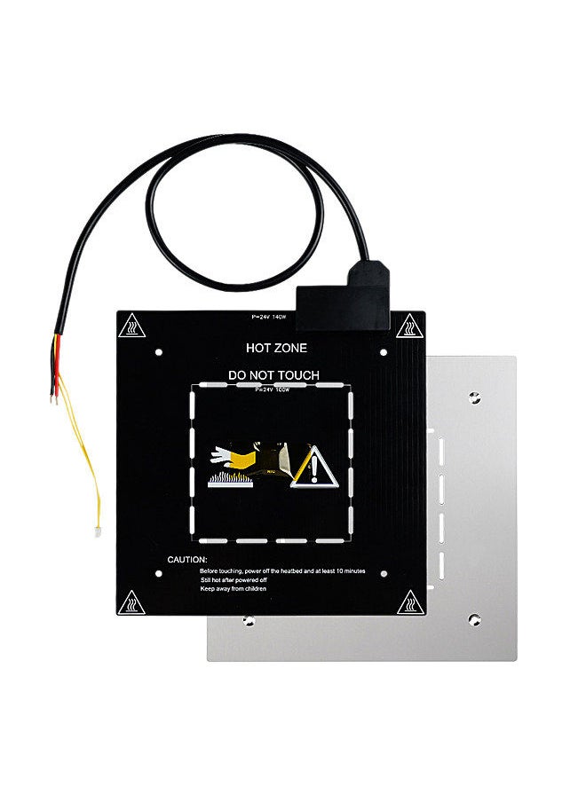 Two Trees - Heated Bed 3D Printer Replacement Compatible with Ender 3S1/Ender 3/ Ender 3 Pro/Ender 3 V2/Ender 3 V2 Neo 235x235mm Zonal Heating Switch 24V 140W / 24V 100W for Creality Ender 3 Series - Image 1