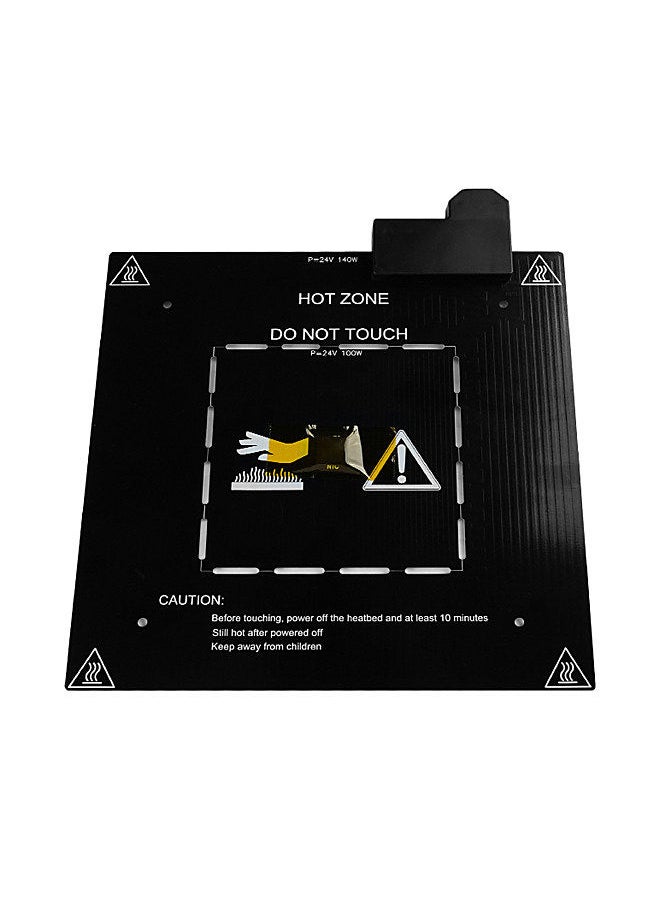 Two Trees - Heated Bed 3D Printer Replacement Compatible with Ender 3S1/Ender 3/ Ender 3 Pro/Ender 3 V2/Ender 3 V2 Neo 235x235mm Zonal Heating Switch 24V 140W / 24V 100W for Creality Ender 3 Series - Image 1