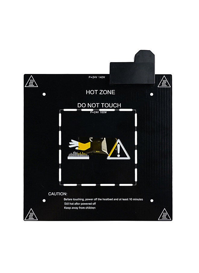 Two Trees - Heated Bed 3D Printer Replacement Compatible with Ender 3S1/Ender 3/ Ender 3 Pro/Ender 3 V2/Ender 3 V2 Neo 235x235mm Zonal Heating Switch 24V 140W / 24V 100W for Creality Ender 3 Series - Image 1