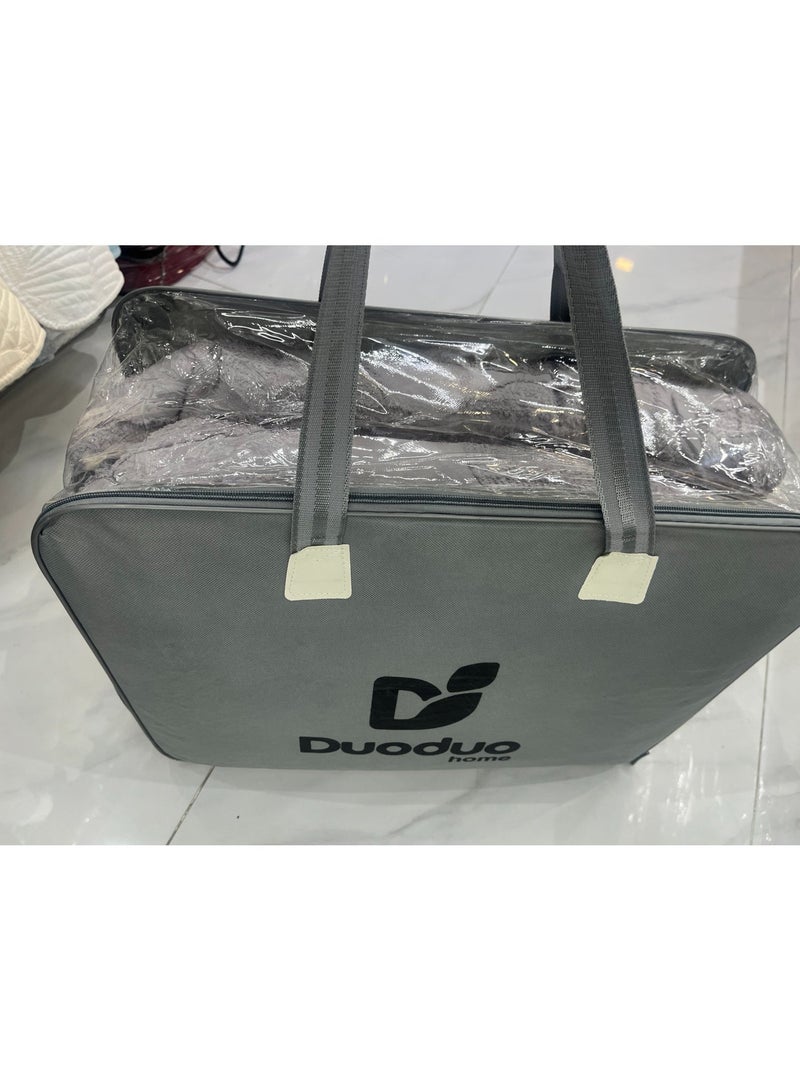 Duoduo home طقم لحاف مريح مقصوص بتقنية 3D مكون من 6 قطع مع 1 لحاف (220×240) 1 ملاءة مشدودة 4 أغطية وسائد، لحاف ناعم لجميع الفصول بحجم كينغ - Image 5