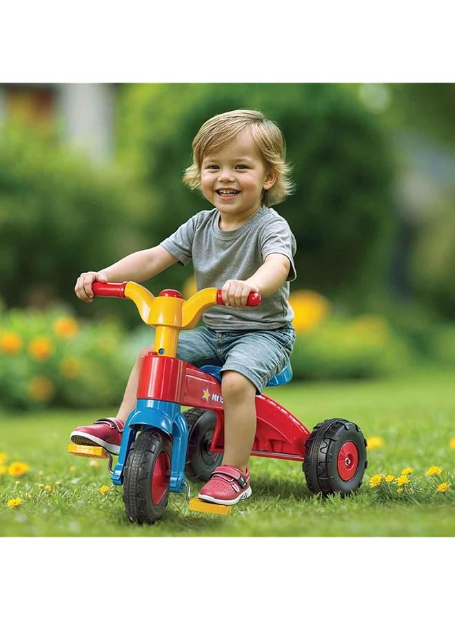 Dolu Tricycle With Pedals (48 * 64 * 45 Cm) For Ages 2+ Years Old Multicolored - Image 2