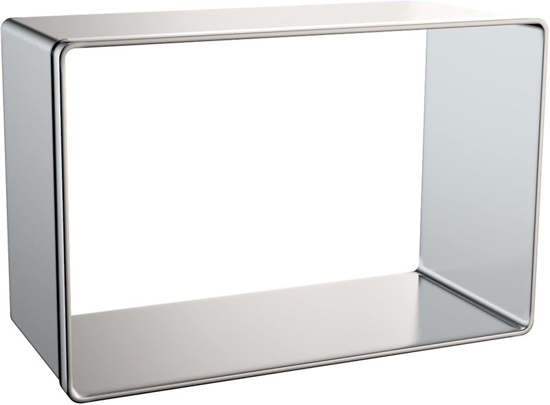 QAAQS Rectangle Cookie Cutter Set Large - 5 Inch, 4 Inch, 3 Inch, 2 Inch - Geometric Frame Plaque Cookie Cutters Shapes Biscuit Molds - Stainless Steel - Image 4
