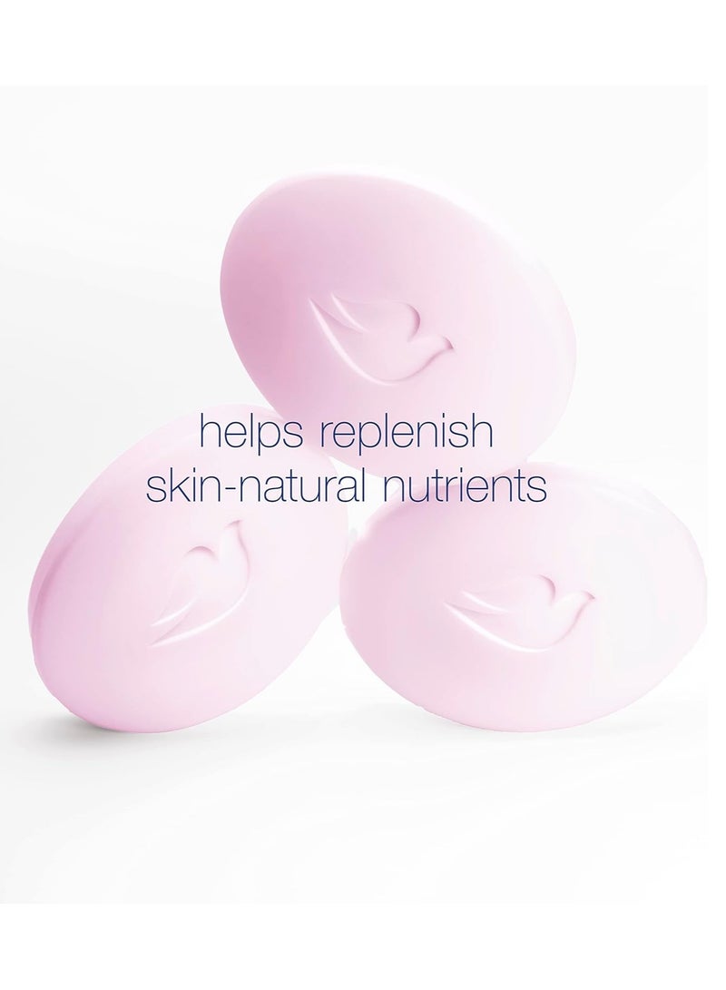 دوف قالب صابون الجمال مع الترطيب العميق ، وردي - 125x 4 جم - Image 3