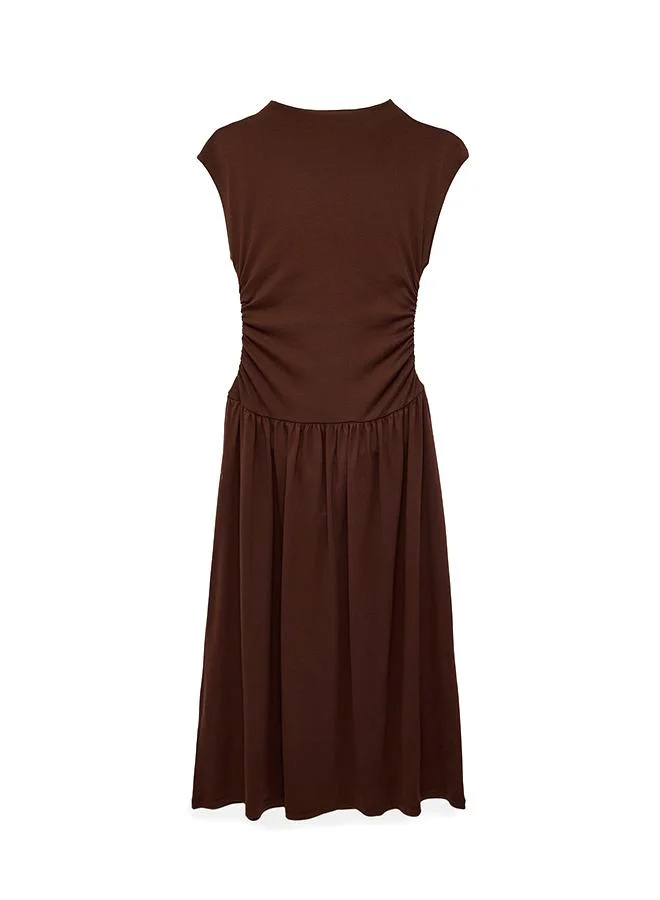 Koton  Drop Waist Midi Dress for Women | Best Price UAE