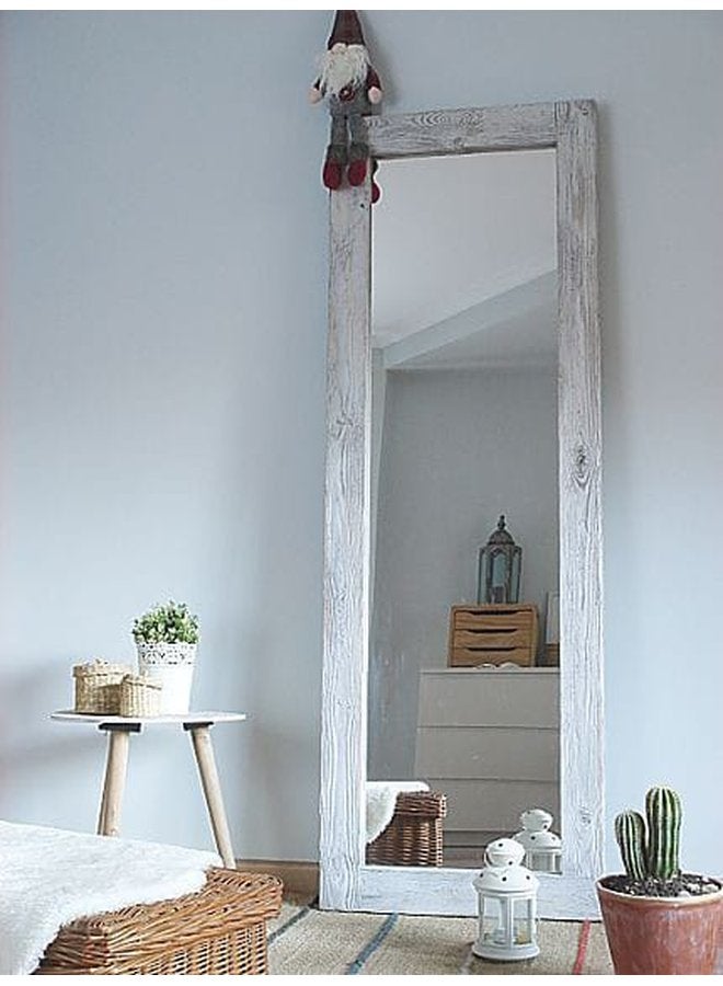 أرت وود استاند مرايا أبيض * رمادي 3 * 170 * 60 سم