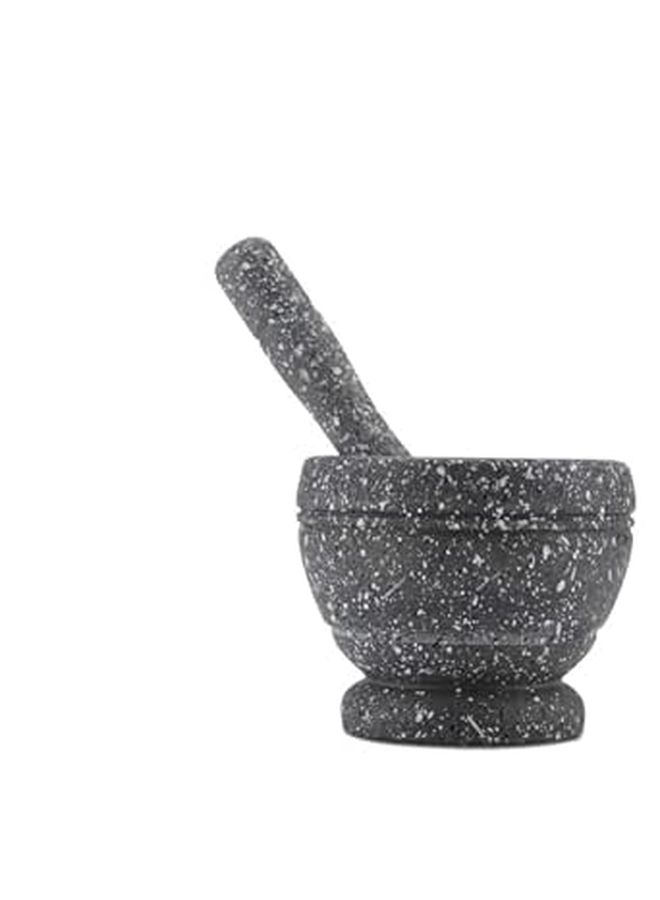 Manual Plastic Garlic Grinder And Spice Herb Grinding Bowl With Mortar Pestle Set Kitchen Tool - Image 1