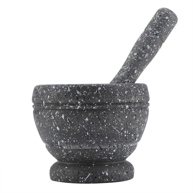 Manual Plastic Garlic Grinder And Spice Herb Grinding Bowl With Mortar Pestle Set Kitchen Tool - Image 3