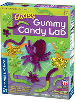 Thames & Kosmos Gross Gummy Candy Lab Worms & Spiders! Sweet Science Stem Experiment Kit, Make Your Own Plantbased Gummy Candies In Cool Shapes & Colors | Learn Chemistry | Looks Gross, Tastes Great  - Image 2