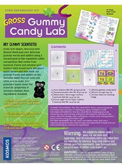 Thames & Kosmos Gross Gummy Candy Lab Worms & Spiders! Sweet Science Stem Experiment Kit, Make Your Own Plantbased Gummy Candies In Cool Shapes & Colors | Learn Chemistry | Looks Gross, Tastes Great  - Image 3