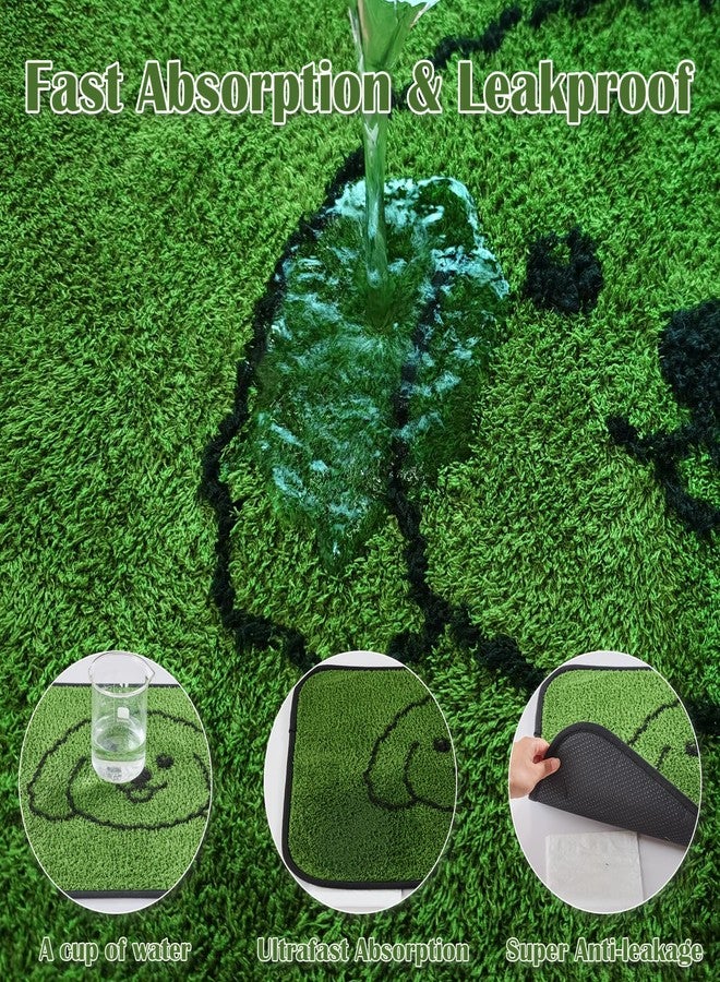 Qeils Reusable Puppy Pads, Washable Pee Pads for Dogs 2 Pack Durable Absorbent Leakproof Dog Training Pads for Home or Travel, Non-Slip Wee Wee Pads Potty Pads 18"x24" - Image 2