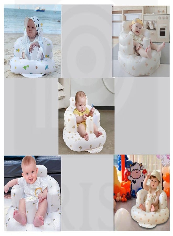 PRISO Baby Inflatable Seat for Infant Support, Toddler Babies 3 Months Chair for Sitting Up, Home, Travel, Garden and Outdoor Camping Use. (Multicolor) - Image 5